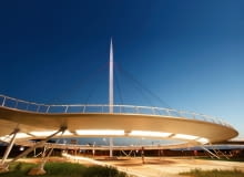 Kładka dla rowerzystów w Eindhoven w Holandii Kładka dla rowerzystów w Eindhoven w Holandii