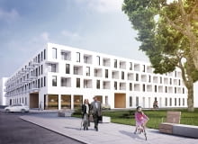 Zwycięska koncepcja zabudowy kwartału na Nowych Żernikach we Wrocławiu