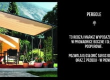 Eleganckie markizy tarasowe Eleganckie markizy tarasowe