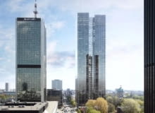 Archiwalna wizualizacja wieżowca Roma Tower. Nowe wizualizacje przedstawione zostaną w 2026 r. Archiwalna wizualizacja wieżowca Roma Tower. Nowe wizualizacje przedstawione zostaną w 2026 r.