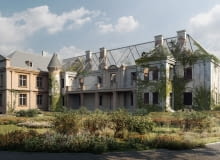 Dom Komedii Aleksandra Fredry w Łaszczowie.