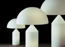 Lampa Atollo Murano, design, wnętrza, lampy