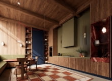 Retro w nowoczesnym wydaniu: kuchnia w stylu mid-century modern Retro w nowoczesnym wydaniu: kuchnia w stylu mid-century modern