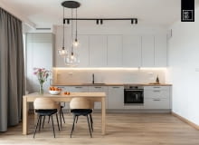 Naturalna elegancja w nowoczesnym wnętrzu - projekt pracowni KODO Naturalna elegancja w nowoczesnym wnętrzu - projekt pracowni KODO