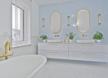 Elegancja i świeżość w łazience Elegancja i świeżość w łazience