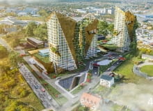 Planowane wieżowce przy ul. Skrajnej w Kielcach. Proj. 4idea Planowane wieżowce przy ul. Skrajnej w Kielcach. Proj. 4idea