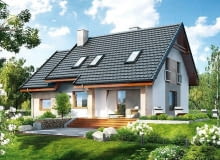 Dom w filodendronach projekty domów, dom jednorodzinny