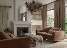 Aranżacja wnętrz domu na warszawskich Kabatach