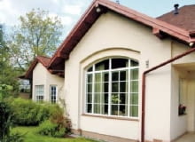 łukowe nadproża,nadproża,dom jednorodzinny,okno łukowe,okna,okno