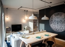 Apartament na Wyspie Spichrzów ma 41 m kw. Został zaprojektowany dla pary 30-latków. małe mieszkanie, mieszkanie, mieszkanie w Gdańsku