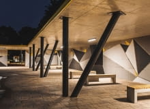 Plac miejski w Łobzie - rewitalizacja wg BIASTUDIO Plac miejski w Łobzie - rewitalizacja wg BIASTUDIO