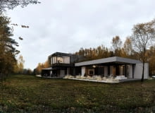 Nowoczesny dom w Tuszynie pod Łodzią -  RE:STARK HOUSE. Proj. Marcin Tomaszewski z pracowni REFORM Architekt