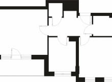 Dwupokojowe, 51,5 m kw., dla 4 osób Dwupokojowe, 51,5 m kw., dla 4 osób