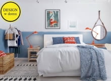 Nowoczesne mieszkanie w skandynawskim stylu - sypialnia. Proj. Int2 Architecture Nowoczesne mieszkanie w skandynawskim stylu - sypialnia. Proj. Int2 Architecture