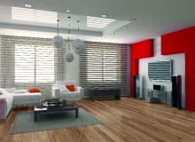 modern interior design (privat apartment 3d rendering)