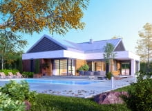 Domy z dużymi przeszkleniami