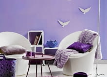 11.06.2014 , Warszawa , Wnetrza , Kolor i wzor , kolor liliowy , Stylizacja Joanna Plachecka . Fot. Michal Mutor SLOWA KLUCZOWE: WNETRZA