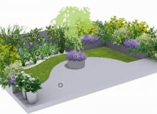 Projekt ogrodu na dachu parkingu Projekt ogrodu na dachu parkingu