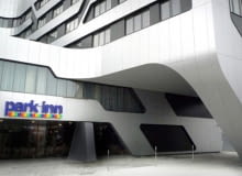 Ovotz design lab., jurgen mayer, hotel, kraków, Park Inn, architektura, projekt, futuryzm, elewacja