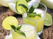 Aromatyczny koktajl z melonem i limonką