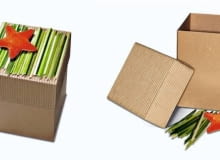 1. Gotowe pudełko z falistą pokrywką, którą oklejamy źdźbłami niedźwiedziej trawy i dodajemy aksamitną gwiazdkę. 24.09.2010 WARSZAWA