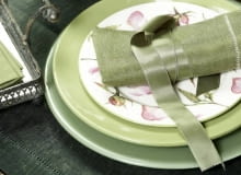 Dekoracje. Ani ciepła, ani zimna. Spokojna i pełna optymizmu. Wprost stworzona do wnętrz, w których szukamy odpoczynku. A jak ładnie komponuje się z innymi kolorami! Krótko mówiąc, zgaszona zieleń to barwa idealna. 21.04.2009 , WARSZAWA