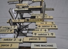 "Time Machine" na Dworcu Centralnym "Time Machine" na Dworcu Centralnym