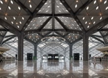 Dworzec szybkiej kolei w Arabii Saudyjskiej. Proj. Foster + Partners.