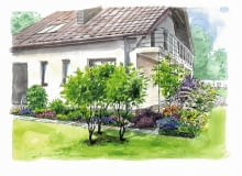 Rabata z trawami Rabata z trawami