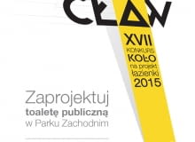Plakat, konkurs Koło projekt łazienki