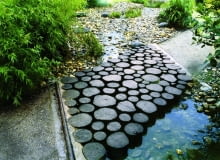 drewno w ogrodzie, ogród