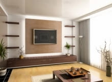 modern interior design (computer generated image 3D)