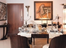 Styl art deco WNETRZA , SWIETA , BOZE NARODZENIE , STYL ART DECO , DEKORACJE SWIATECZNE , NAKRYCIE STOLU STYLIZACJA ANETA KOSIBA FOT. MARCIN URBAN PUBLIKACJA CZTERY KATY NR 12 (218) - 12 2009 + DODATEK ' SWIATECZNE STOLY '