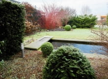 Zimą czytelny staje się układ przestrzenny ogrodu - można podziwiać strukturę drzew i krzewów. Zimą czytelny staje się układ przestrzenny ogrodu - można podziwiać strukturę drzew i krzewów.