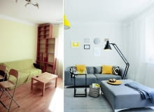 Salon przed i po Salon przed i po