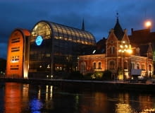 Bydgoszcz, BRE BANK nocą 08.09.2005 BYDGOSZCZ . BRE BANK NOCA