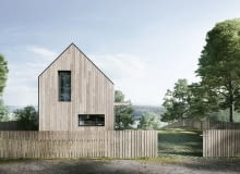 Nowoczesny dom letniskowy w miejscowości Trupel. Proj. YONO Architecture Nowoczesny dom letniskowy w miejscowości Trupel. Proj. YONO Architecture