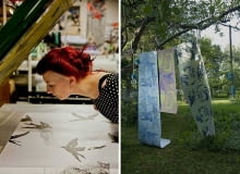 Red Poppy, tapety, sitodruk, wywiad, ręcznie robione tapety