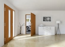 75-84 db(A) - taki hałas emituje włączony silnik samochodu osobowego wejście do domu przez garaż