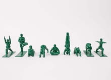 Żołnierzyki uprawiający jogę Żołnierzyki uprawiający jogę