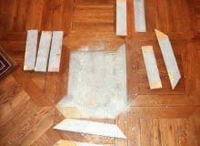 Odspojony i łódkujący parkiet Odspojony i łódkujący parkiet