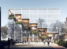 Projekt konkursowy ENTROPIC + Studio4SPACE - budynek jubileuszowy Uniwersytetu Ekonomicznego w Krakowie Projekt konkursowy ENTROPIC + Studio4SPACE - budynek jubileuszowy Uniwersytetu Ekonomicznego w Krakowie