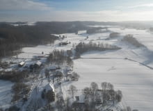 Mazury Zachodnie zimą