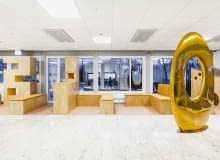 Projekt wnętrz Wydział Konsularny Ambasady RP w Oslo, autorzy: Mili Młodzi Ludzie Realizacja: 2016