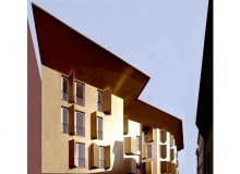 Palazzo d`Oro, czyli dom ze złota w Montesarchio we Włoszech projektu Gambardella Architetti złoto, modernizacja, włochy, fasada, budynek