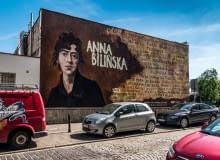 Mural z Anną Bilińską na Smolnej