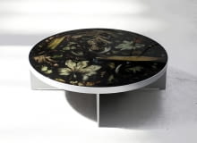 Stolik kawowy z kolekcji Flora Noir, Marcin Rusak Polski designer podbija Londyn. Marcin Rusak to wschodząca gwiazda designu