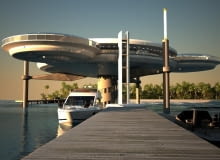 Projekt nawodnej części obiektu, jaki ma stanąć w Gdyni .