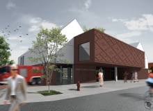 Nowa siedziba Ochotniczej Straży Pożarnej oraz Klub Samorządowy w Chrząstowicach - projekt dyplomowy Nowa siedziba Ochotniczej Straży Pożarnej oraz Klub Samorządowy w Chrząstowicach - projekt dyplomowy