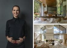 Z lewej: Monika Bronikowska; Z prawej: wille projektu Hola Design Z lewej: Monika Bronikowska; Z prawej: wille projektu Hola Design
